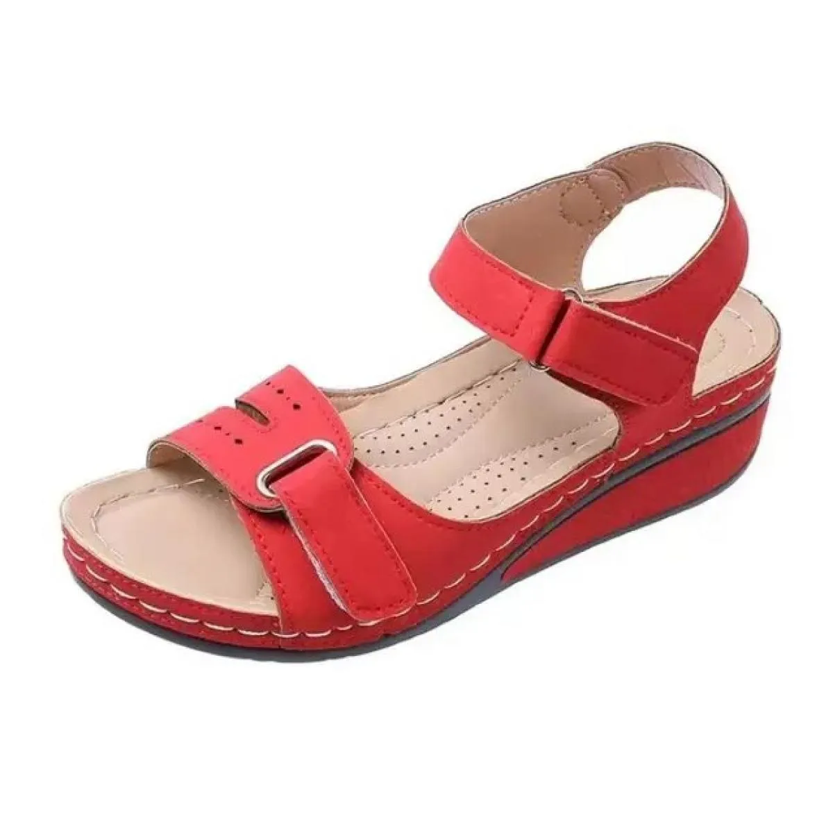 2024 Nuovi Sandali Scarpe Da Donna Morbidi Sandali da Donna Slip On Open Toe Scarpe da Passeggio Pantofola Partito Calzature Fem