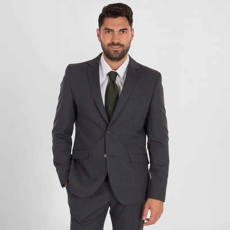 Americana Hombre 2 Botones Slim Fit Confort