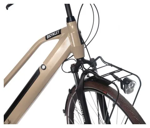 Bicyklet Camille bicicletta elettrica da città Shimano Acera/Altus 8S 504 Wh 700 mm Avorio Beige