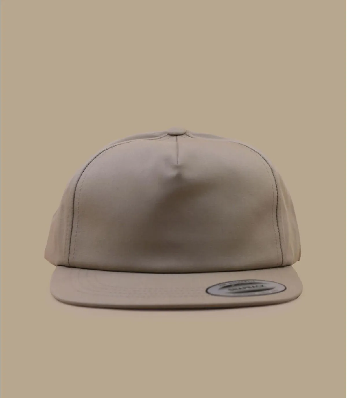 cappellini destrutturato beige  Snapback Blank Unstructured khaki     