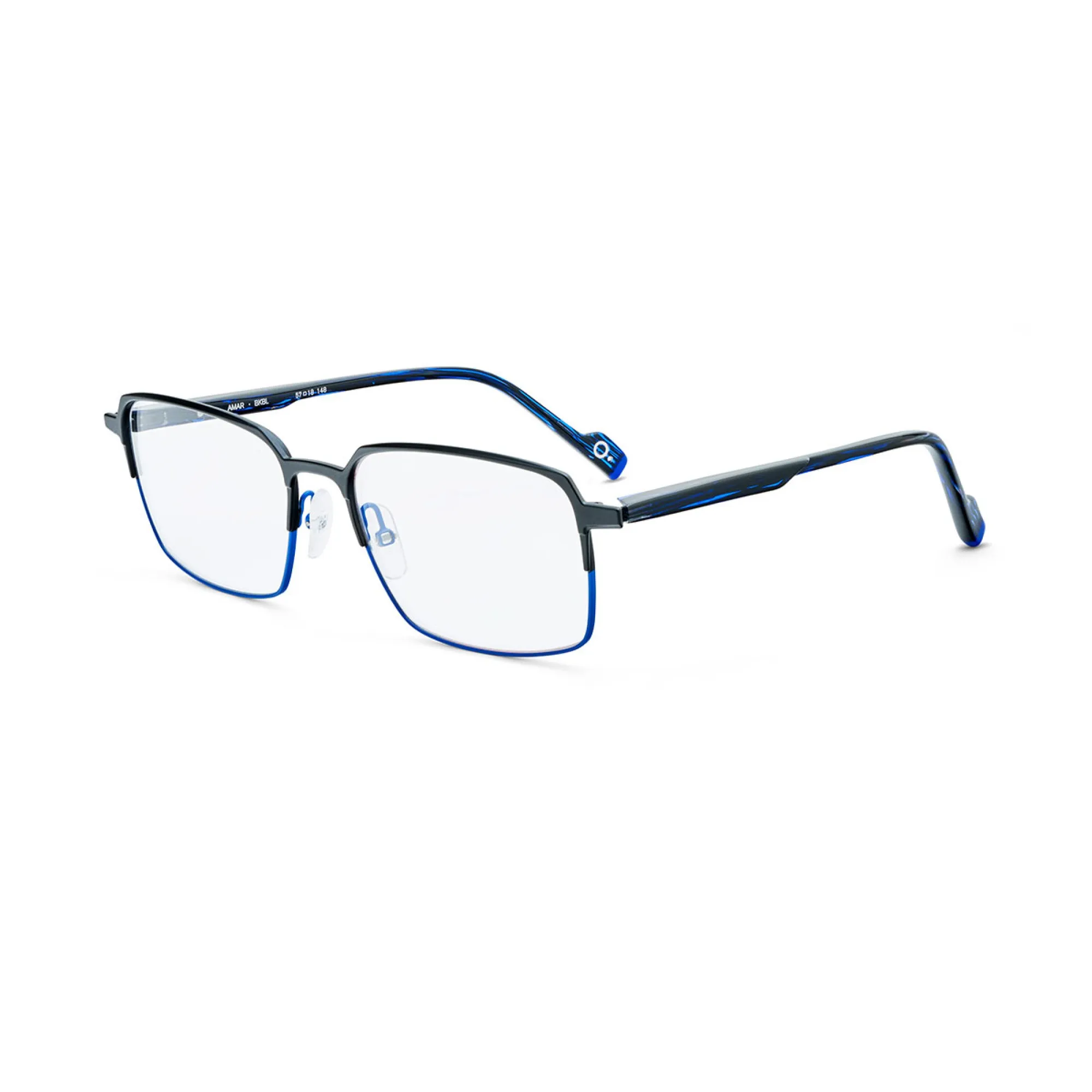   Etnia Barcelona AMAR - BKBL Nero Blu | Occhiale Da Vista Uomo 