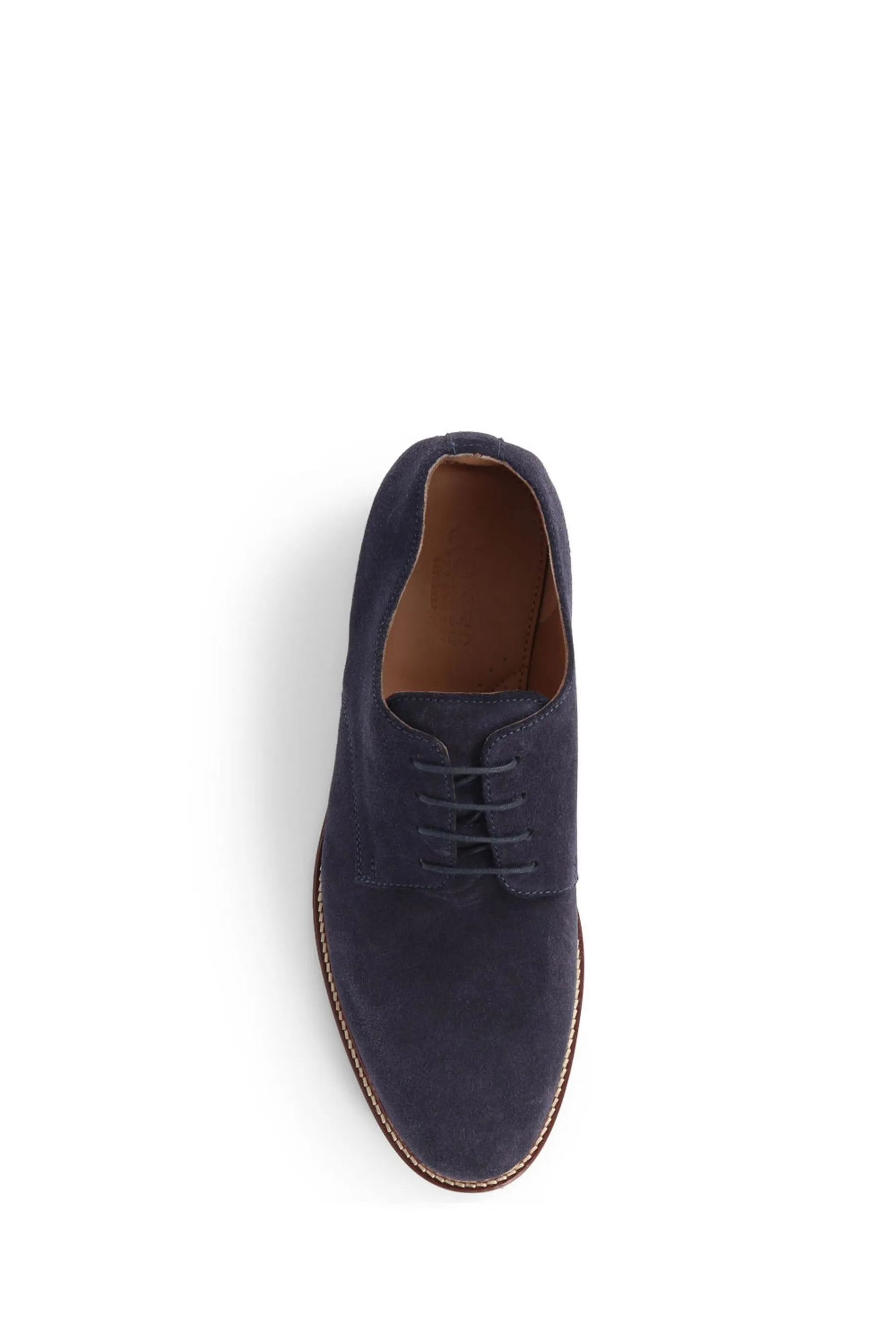 Jones Bootmaker Blu - Lowen2 Scarpe stringate casual in pelle scamosciata    