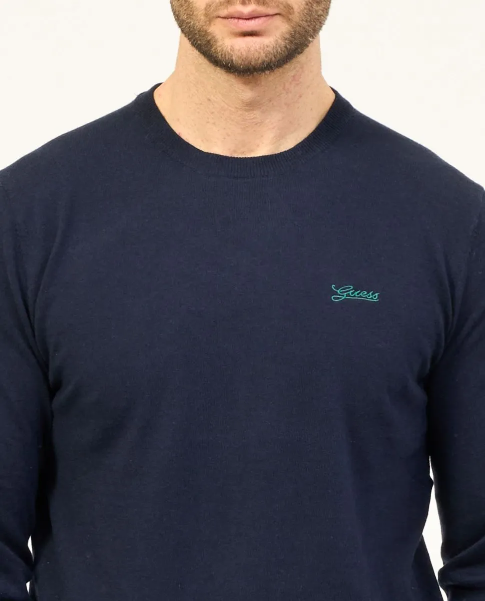 MAGLIE Uomo GUESS M4RR05 Z33R1 BENJAMIN G7V2 SMART BLUE