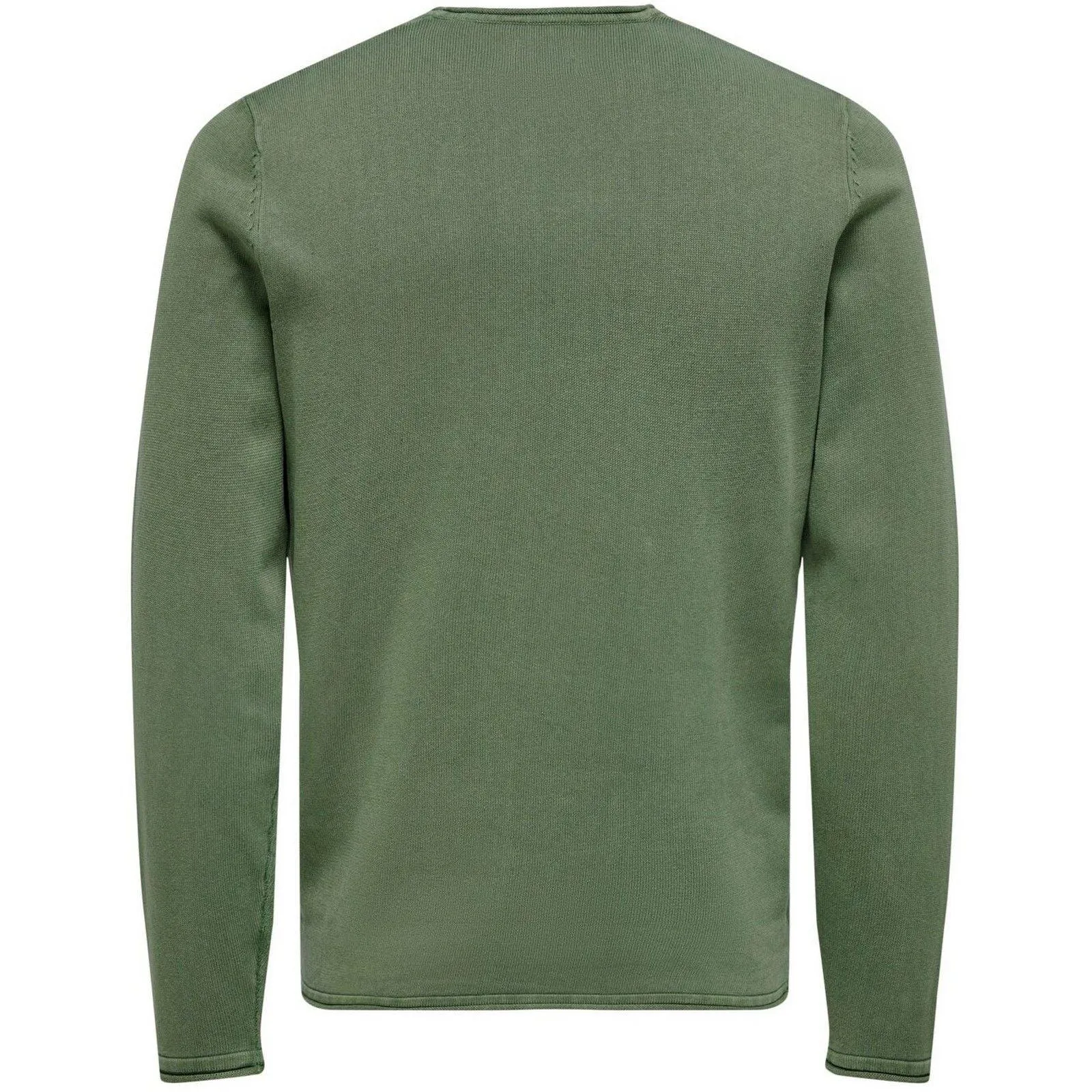 Maglioni Uomo Only & Sons - Onsgarson Life 12 Wash Crew Knit Noos - Verde