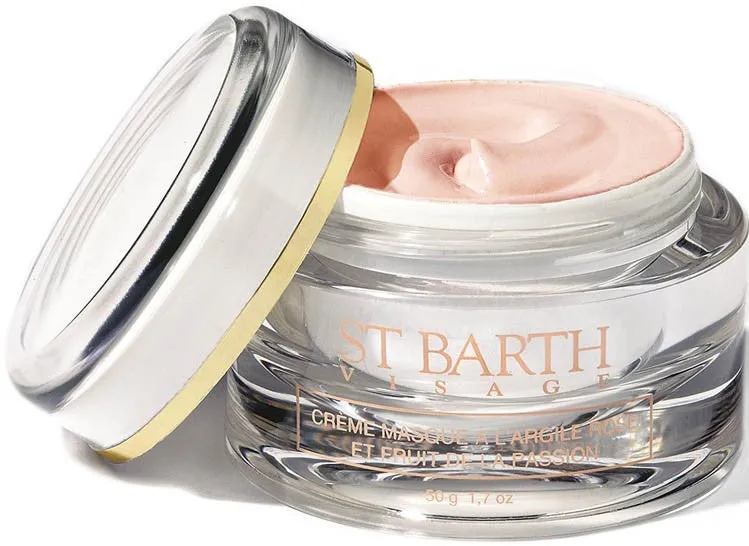 maschera all’argilla rosa e frutto della passione