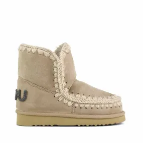 Mou eskimo 18 tronchetto Glitter logo beige CAM