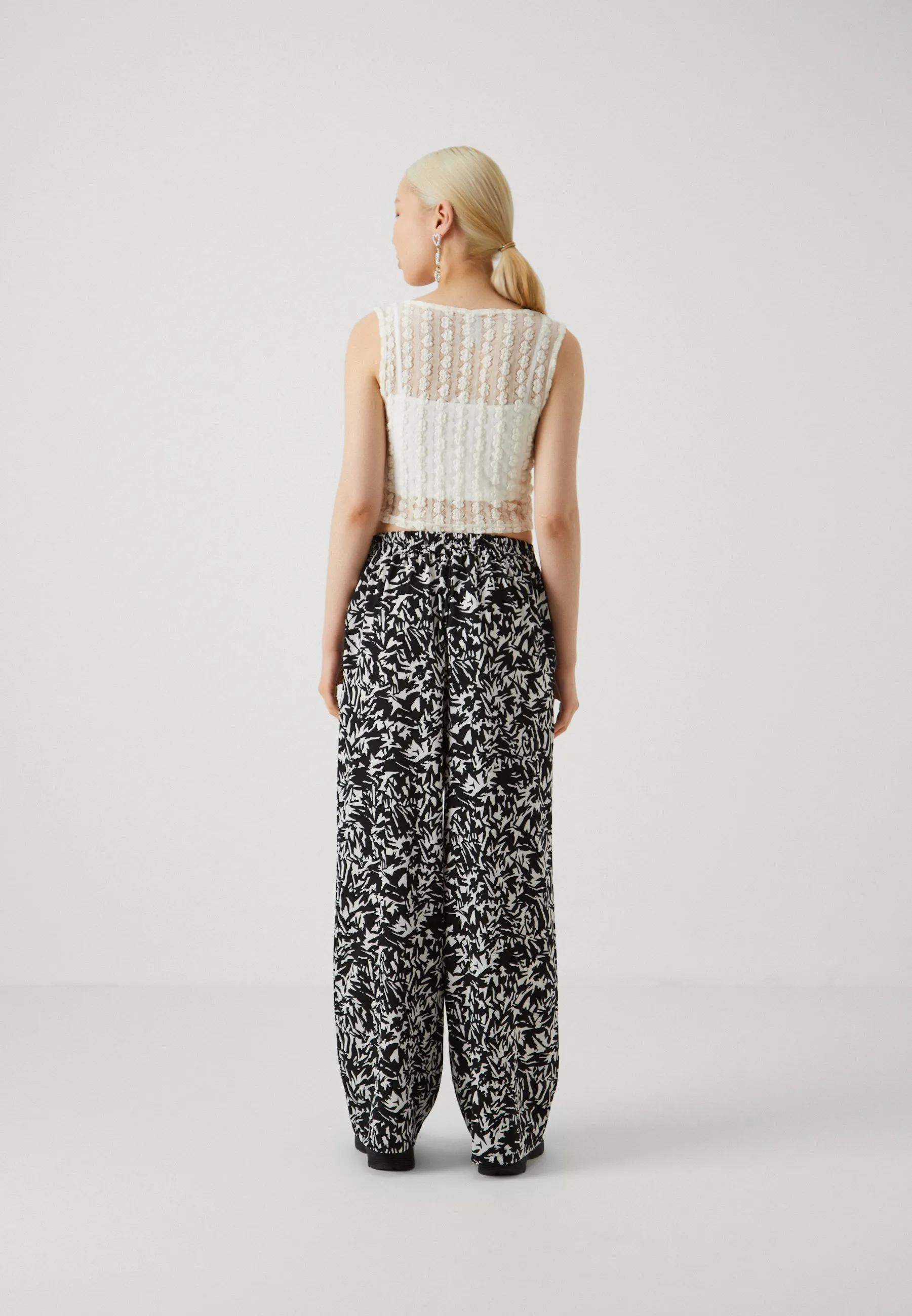 ONLNOVA LIFE LUX TORI WIDE - Pantaloni