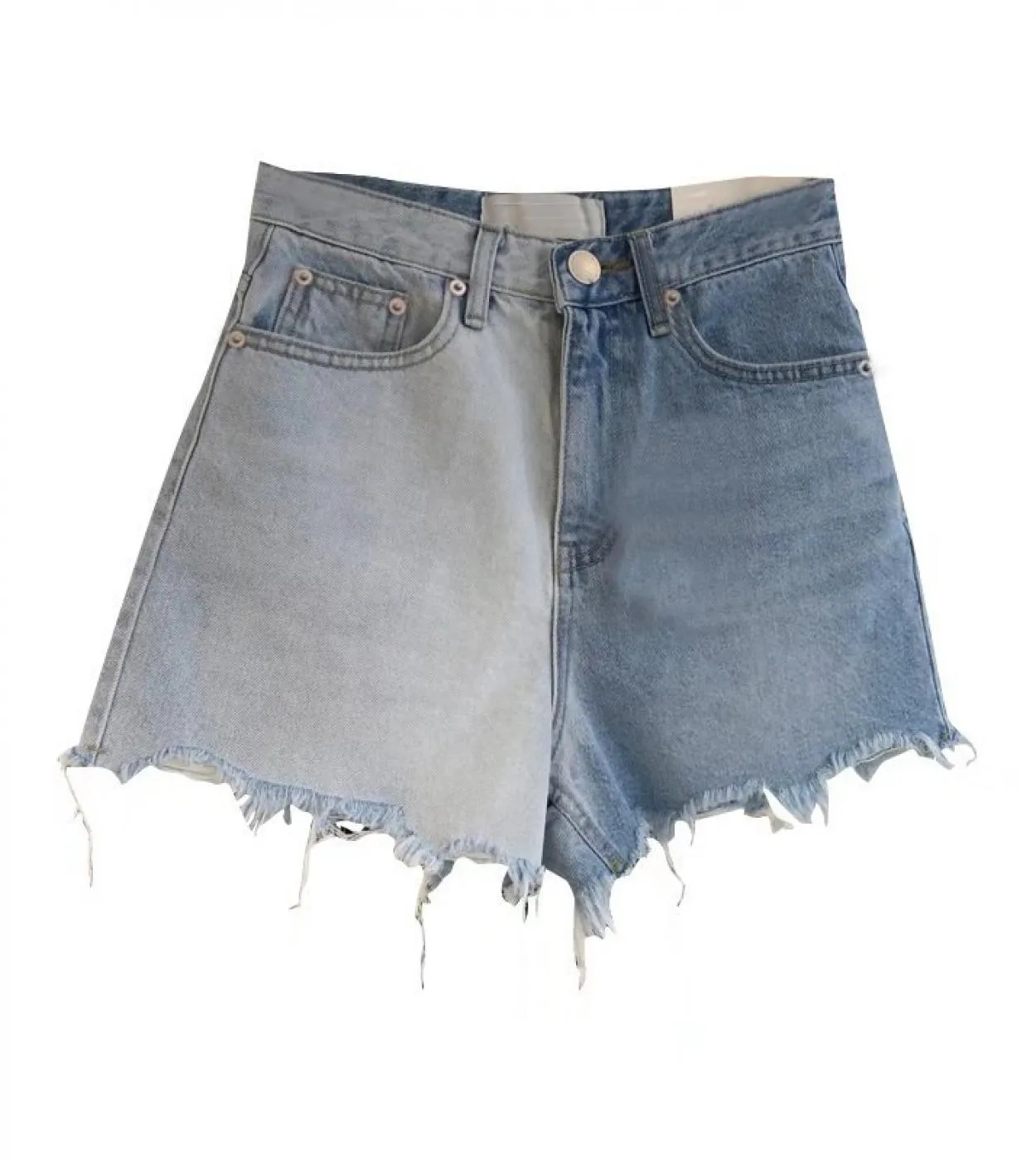 Pantaloncini a vita alta da donna S 5xl di grandi dimensioni Jeans da donna 2023 Pantaloncini dritti allentati nuovi estivi Pant