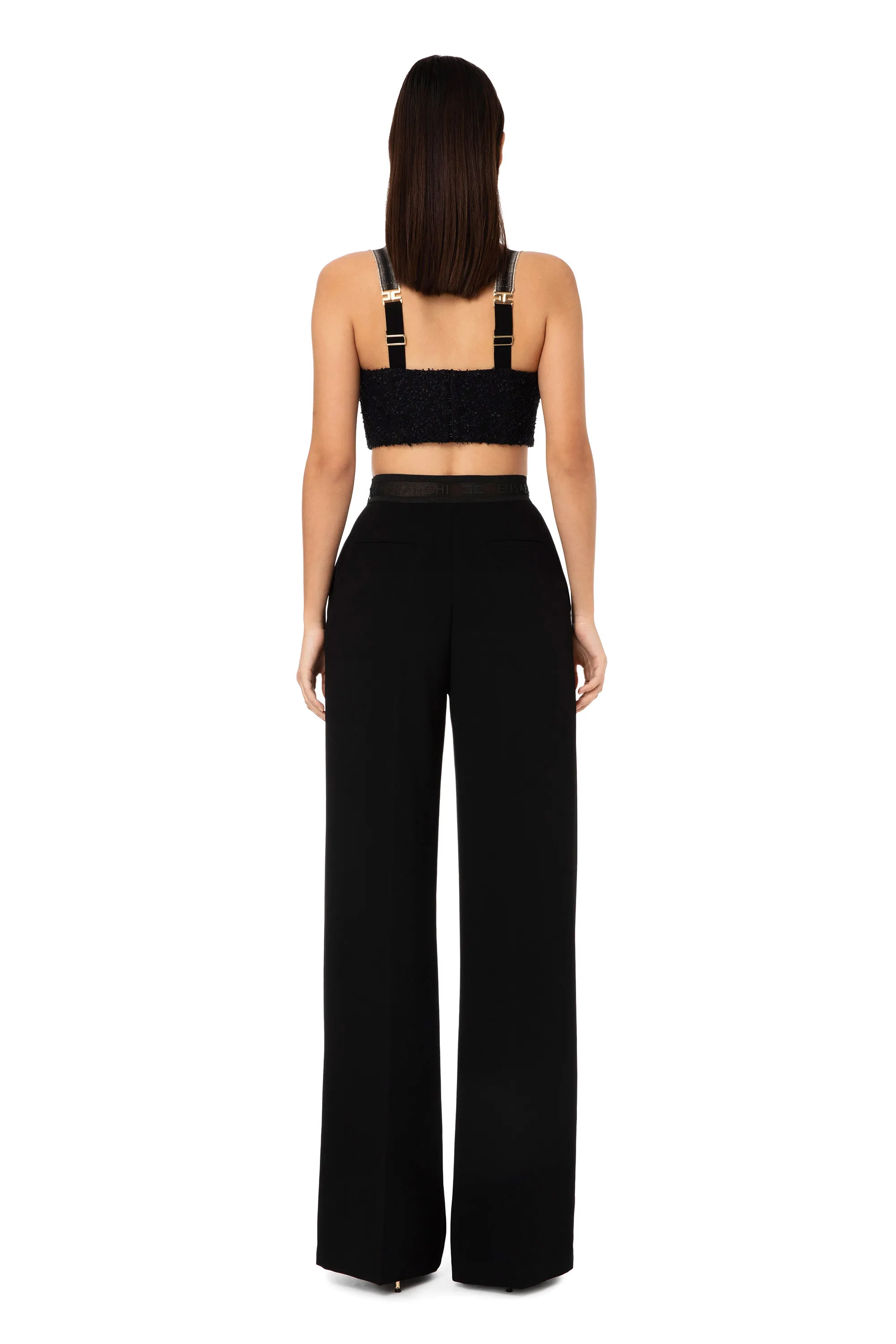 Pantalone con pizzo logo