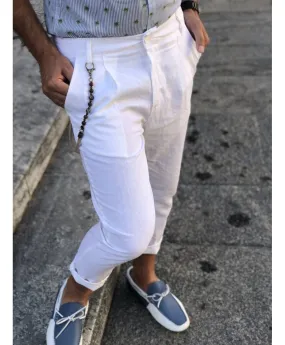 Pantaloni neri - lino
