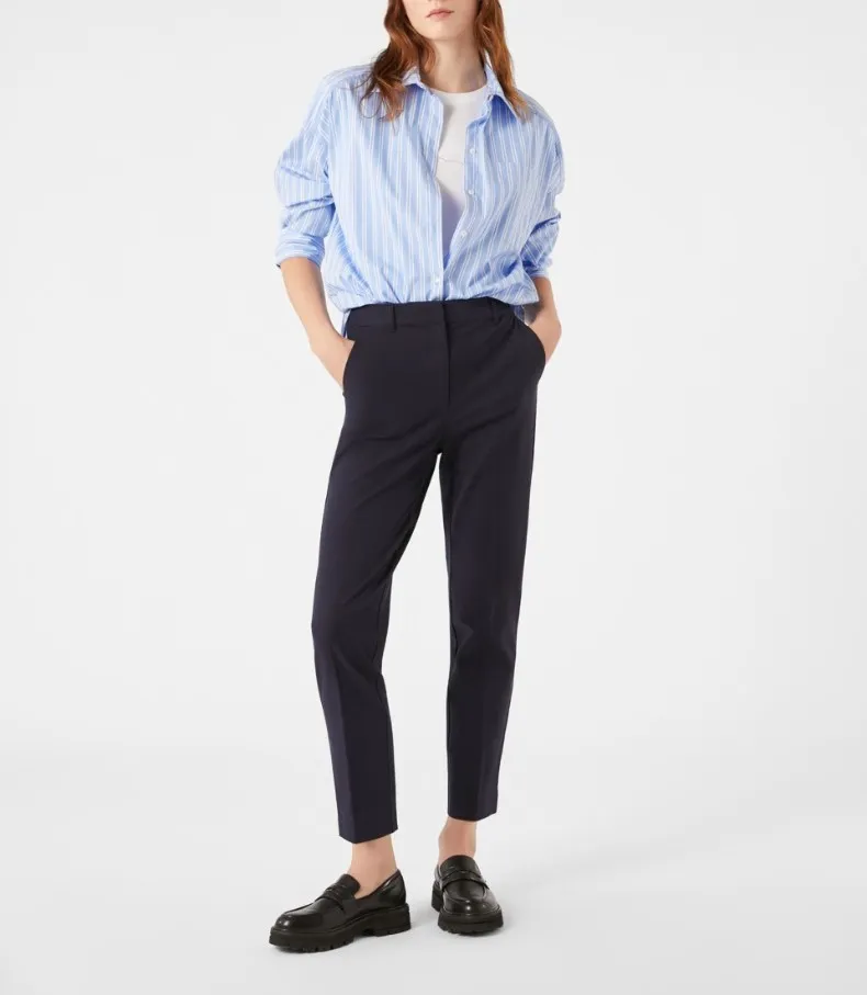 Pantaloni slim fit in twill