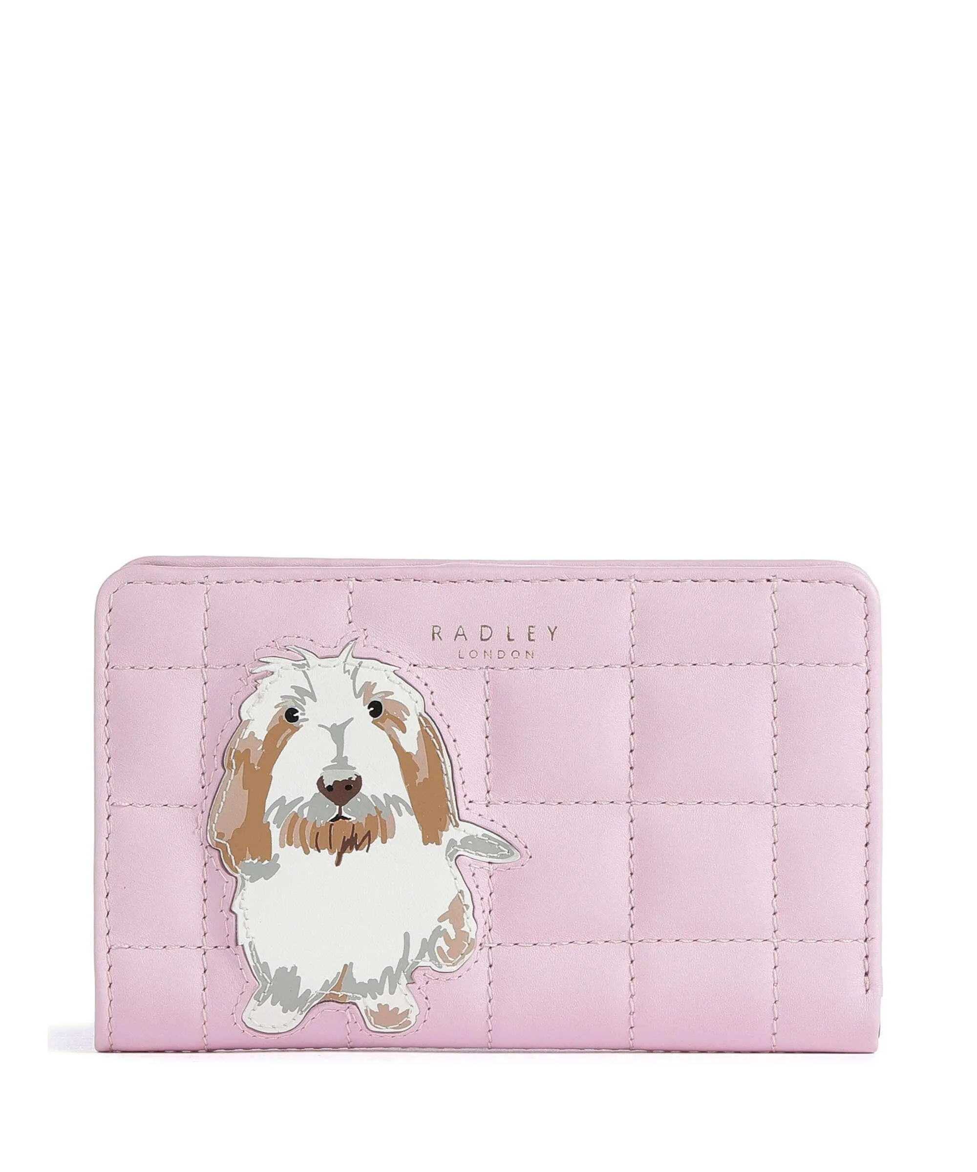  Radley London Radley And Friends Portafoglio pelle a grana fine rosa  