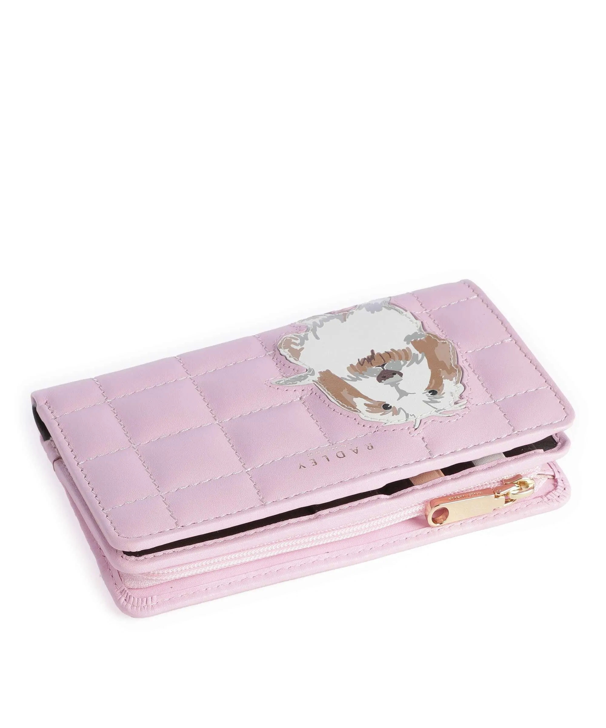  Radley London Radley And Friends Portafoglio pelle a grana fine rosa  