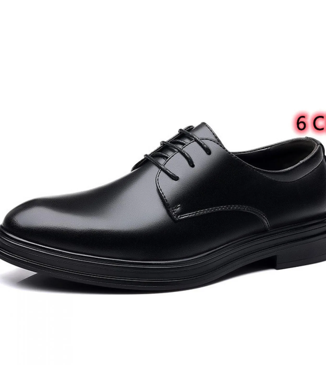 Scarpa da festa per uomo con altezza crescente Scarpe da sposa per uomo alte 6 cm Stringate Scarpe da lavoro da uomo casual