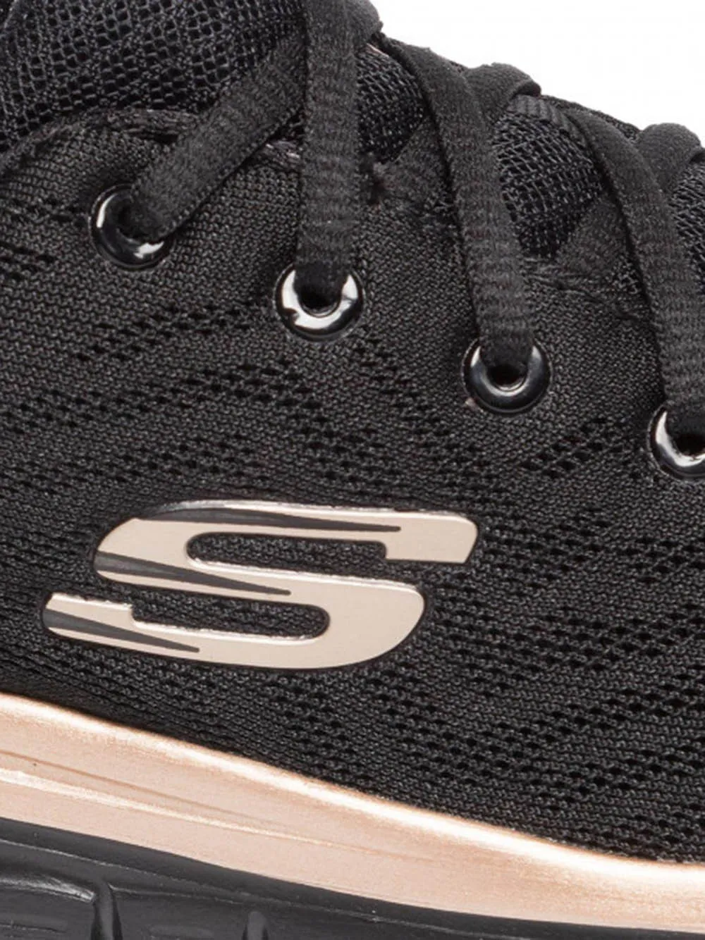 Scarpa Skechers Gracefull Art:12615 BKRG nero/oro