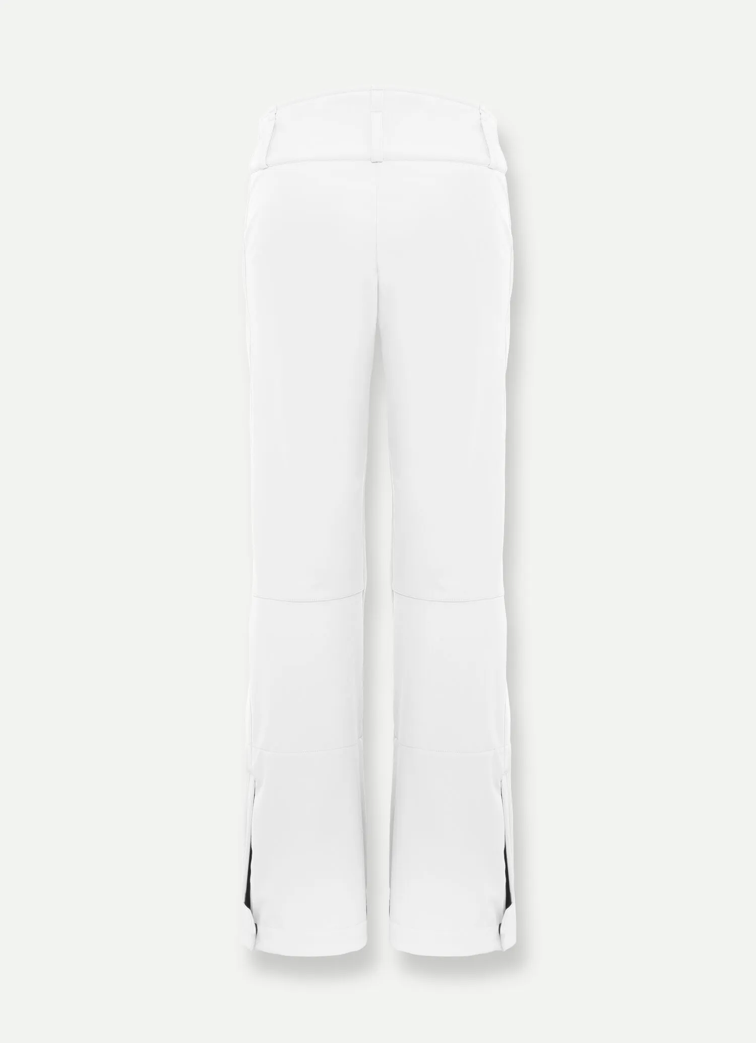 Softshell ski pants with zip at the hem