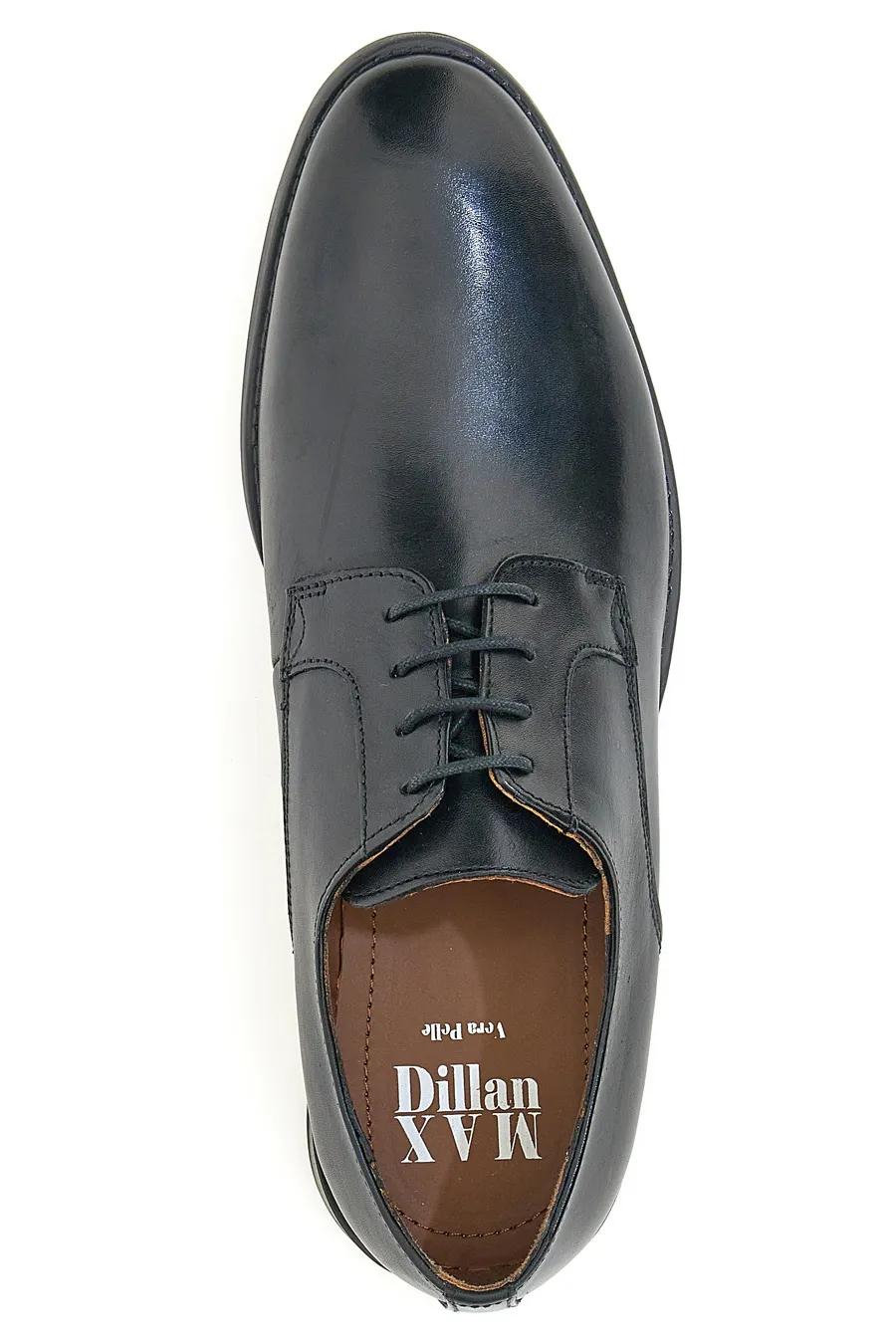 Stringate in Vera Pelle Max Dillan 447 Nere