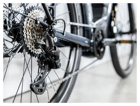 Trek Allant+ 6 Lowstep Shimano Deore 10V 545 Wh 650b Grigio/Blu 2023 Bici Elettrica da Città