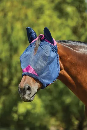 Weatherbeeta Comfitec Deluxe Maschera antimosche a rete resistente con cuffiette